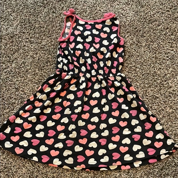 Jumping Beans Black Dress with Heart Pattern - Picture 6 of 6